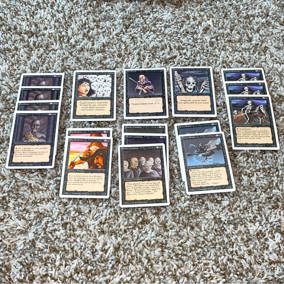 Wizards Of The Coast Other - VINTAGE 1990s MTG MAGIC THE GATHERING Mixed Card Lot Of 17ea Good For Grading!